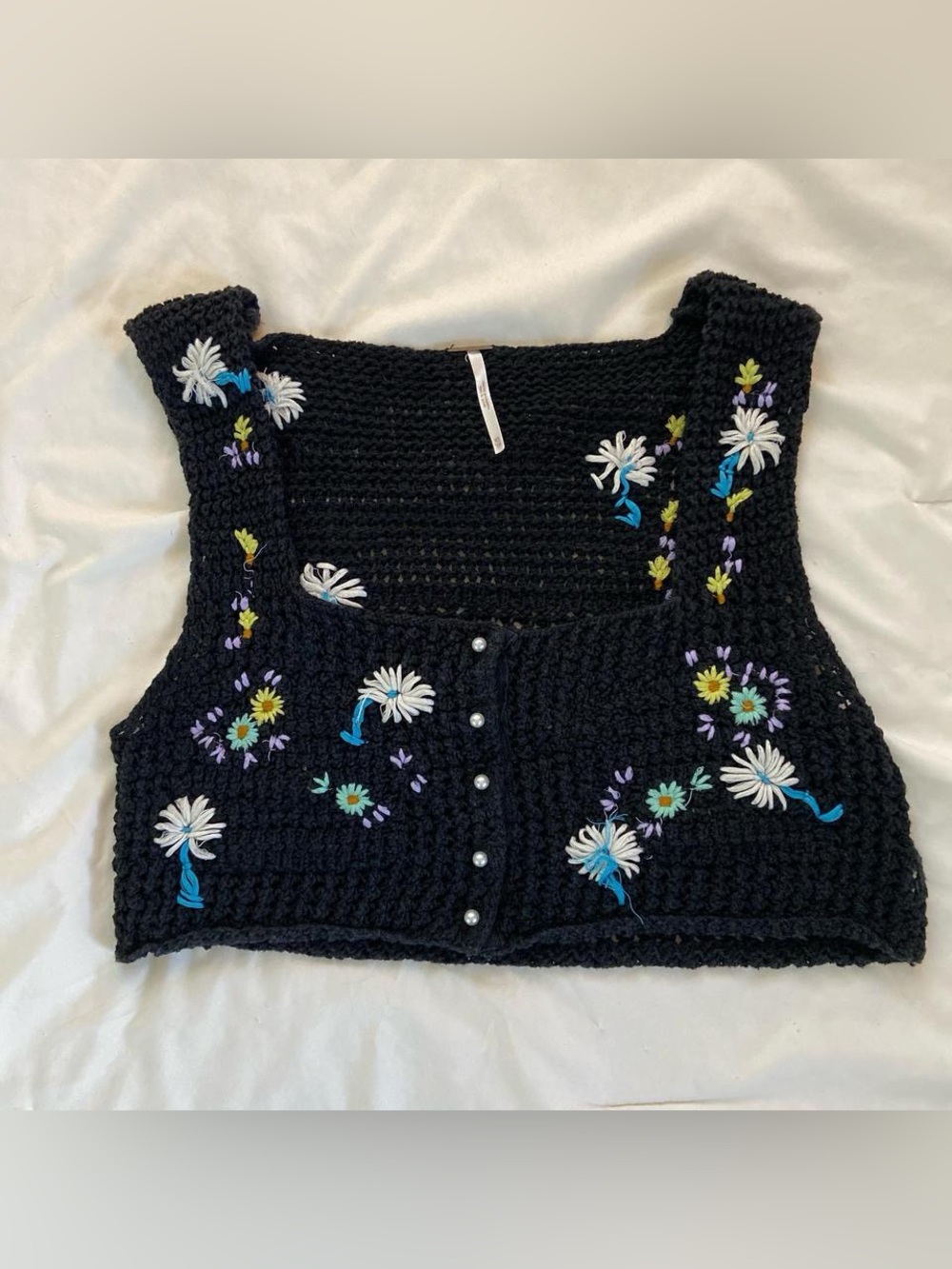 Free People crochet top